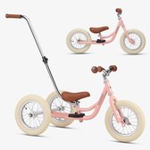 Køvapää Trike - 2 in 1 Loopfiets - 1.5 t/m 4 jaar - Met Naamsticker - 12 inch – Loopfiets - Roze