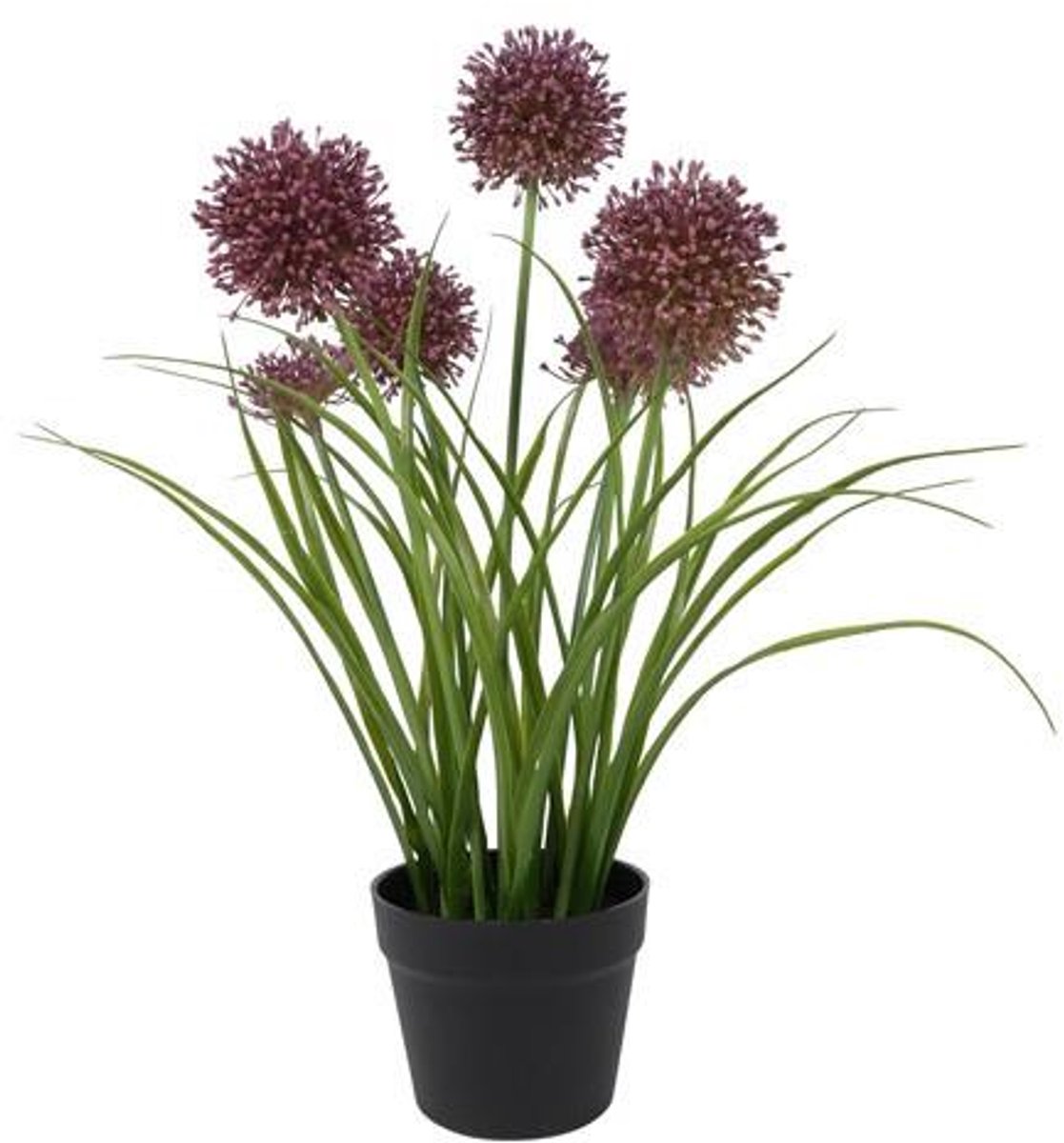 Countryfield kunstplant decoratie Allium paars 60cm nepplant.
