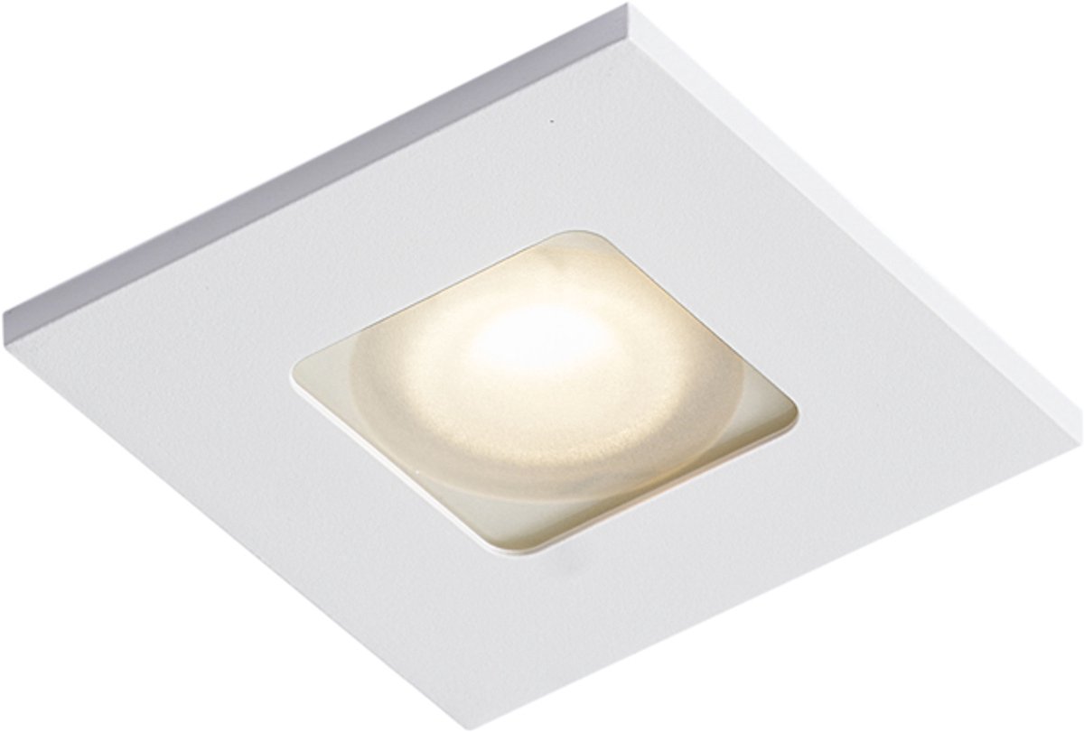QAZQA Professional qure - Moderne Inbouwspot voor badkamer - 1 lichts - L 10 cm - Wit -