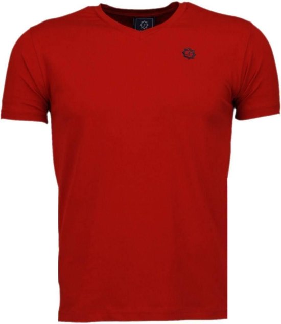 Local Fanatic Basic Exclusive - T-Shirt - Rouge Basic Exclusive - T-Shirt - T-shirt Rouge Homme Taille 3XL