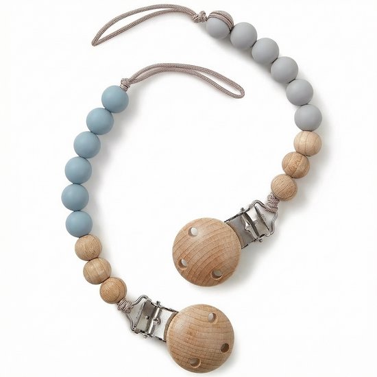 BOTC Fopspeenclips - Fopspeenhouders - Siliconen fopspeenclips - voor baby's - 2 stuks