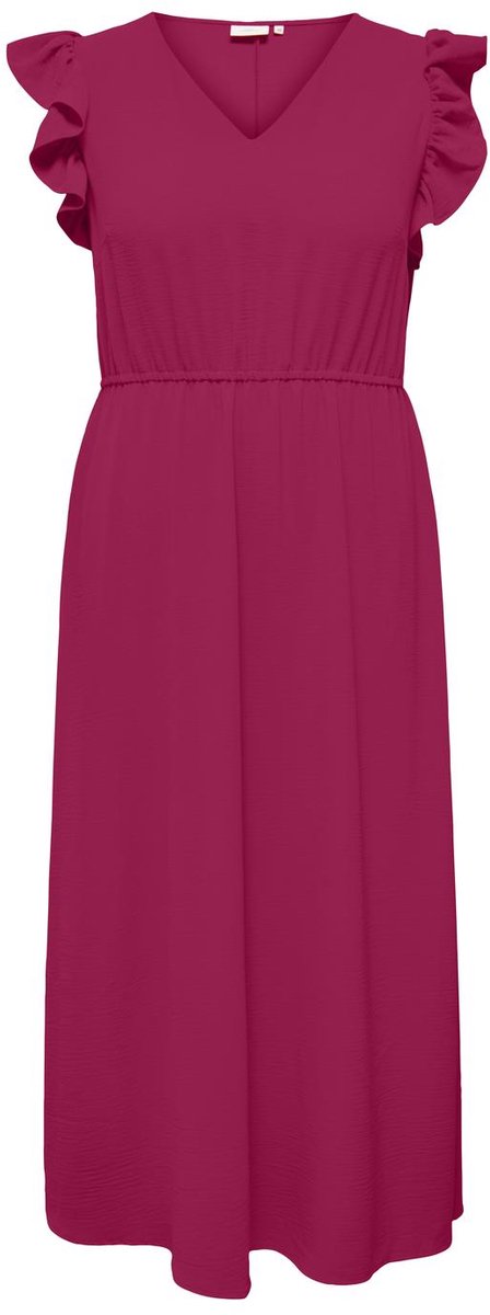 ONLY CARMAKOMA - CARMETTA S/L LONG DRESS WVN Dames Jurk