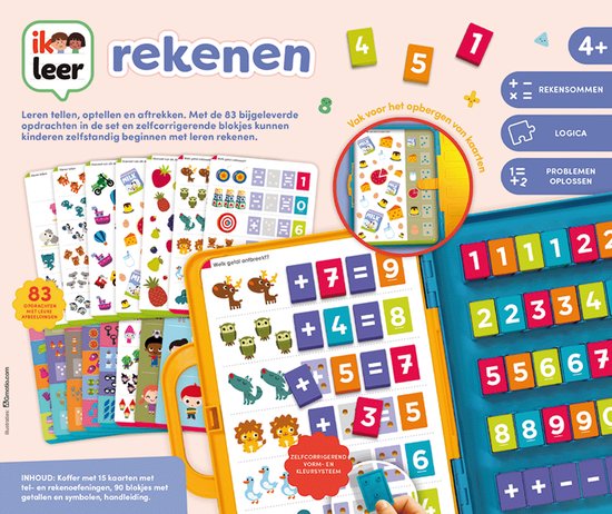 Jumbo - Ik Leer - Rekenen - Educatief spel - Vanaf 4 jaar - Speelgoed in koffer