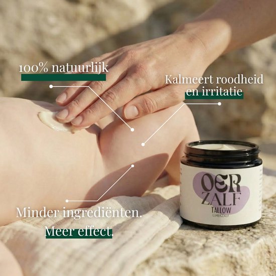 Luierzalf - Biologische huidverzorging - 60ML - 100% Natuurlijke ingrediënten - Geurloos van Merkloos — afbeelding 3