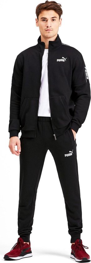 PUMA Amplified Sweat Suit Joggingpak Heren - Cotton Black | bol