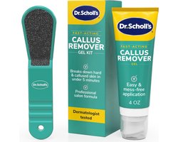 Dr. Scholl’s Fast Acting Eeltverwijderaar Gel Kit – Professionele Salonformule - Snelle Eeltverwijdering - Zachte Voeten in Minuten