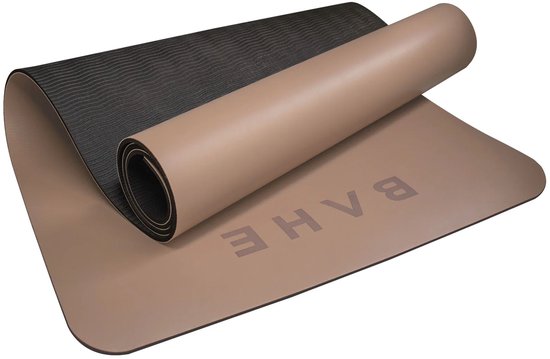 BAHE - Yogamat - Stance Mat met Luxe Finish - 173 x 61 x 0.5 cm - Premium Performance - Quicksand - Yoga van Bahe — afbeelding 2