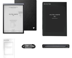 iflytek - AINOTE Air 2-bundel - notitietablet, 8,2 inch E inkttablet - digitaal notitieblok - digitaal notitieboek met pen en foliohoes - spraak-naar-teksttranscriptie - chatGpt ondersteund