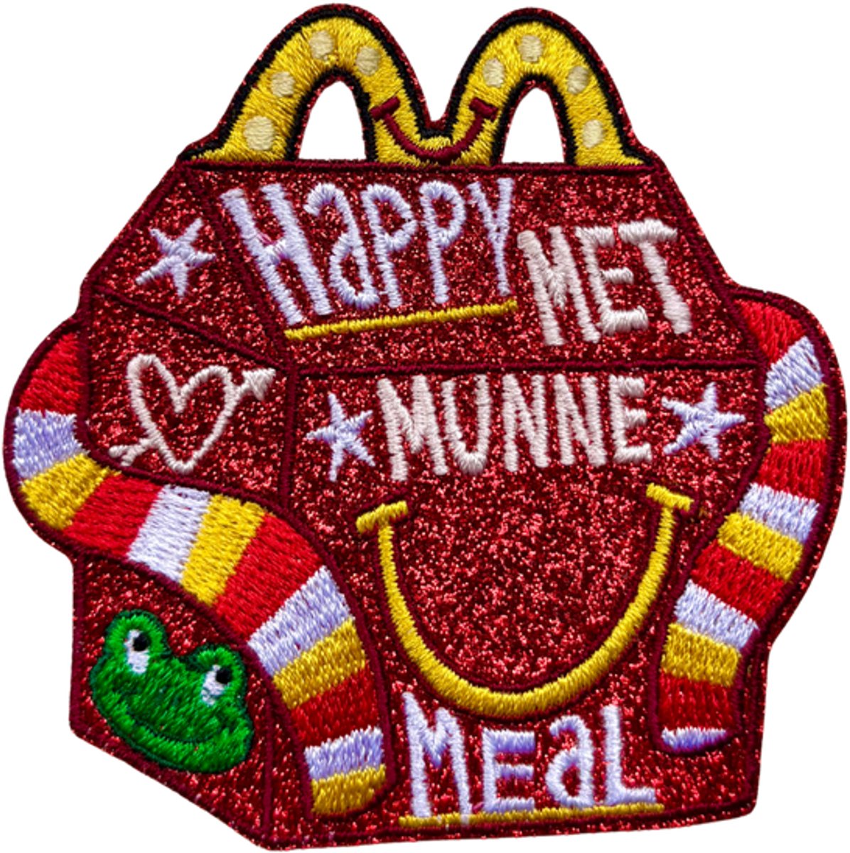 Carnavalsembleem "happy met munne meal"