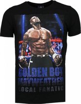 Golden Boy Mayweather - Rhinestone T-shirt - Zwart