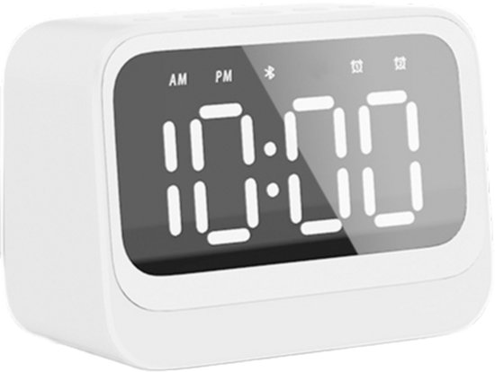 Denver Digitale Wekker – Bluetooth speaker – Dual alarm – LCD Display – EC54W – Wit