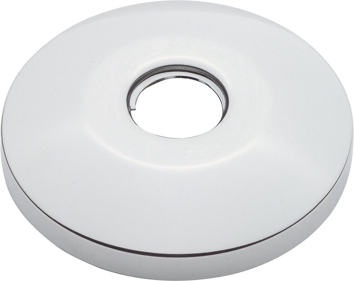 KIRCHHOFF Rozet Met Draad - Chroom - 1/2" x 80 mm x 15 mm