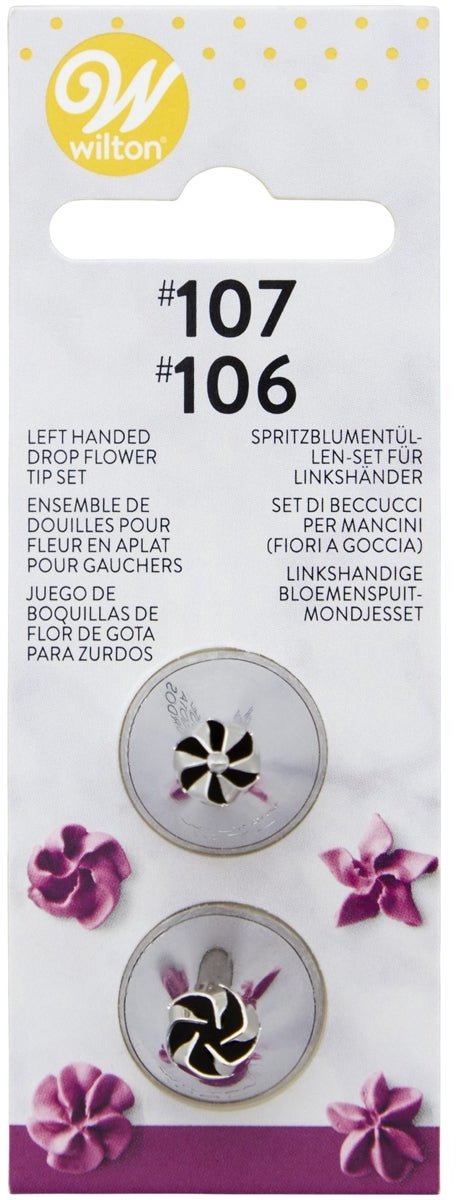 Wilton Spuitmondjes Set - Garneerspuit - Linkshandig - #106L #107L