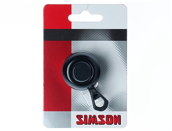 Fietsbel Simson Compact - zwart van Merkloos — afbeelding 2