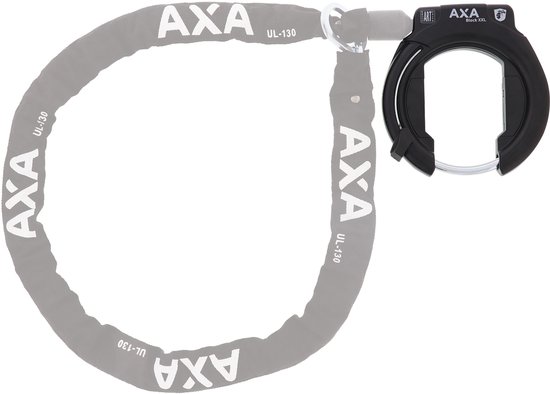 AXA Block XXL - Ringslot voor fietsen met brede banden - ART 2 sterren keurmerk - Frameslot - Met plug-in mogelijkheid - Zwart van AXA — afbeelding 4