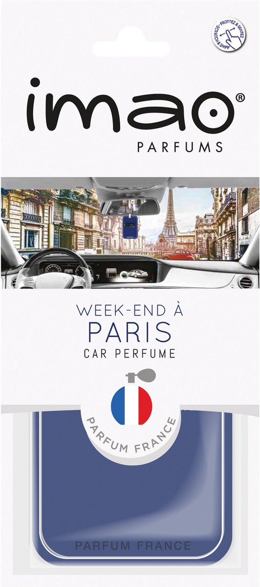 IMAO PARFUM FRANCE - Week-end À Paris - Geurkaart