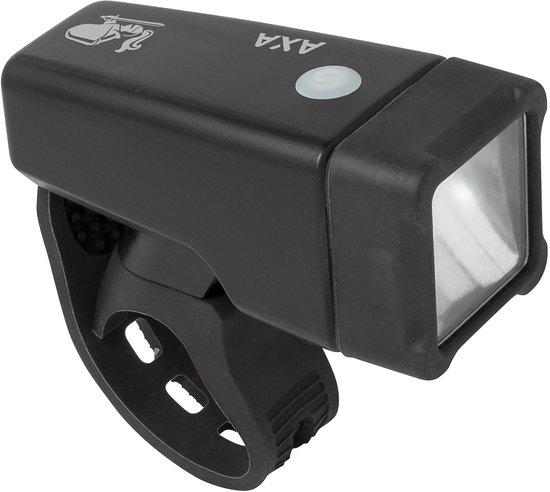 AXA Niteline T1 Fietsverlichting Set - LED Voorlicht & Achterlicht - Batterij - 2.000 m Zichtbaarheid - 4 Lichtstanden - 24/55 uur Gebruikstijd - Compact Design — afbeelding 5