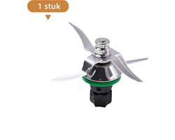 1 stuk - Blendermes - Roestvrij staal - Vervangend mes voor keukenmachine - Voor het hakken en mixen van voedsel - Universele messenset voor Thermomix TM5/TM6