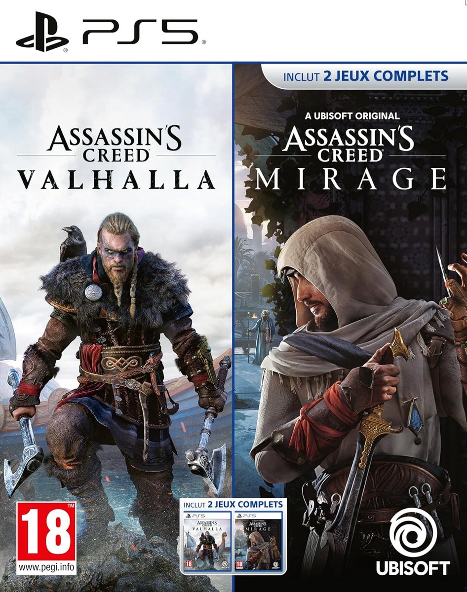Assassin's Creed Valhalla + Assassin's Creed Mirage PS5