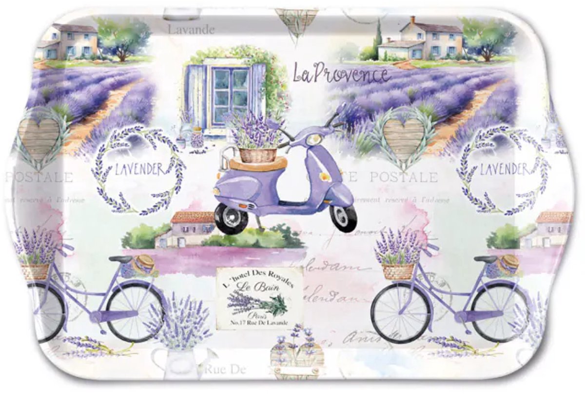 Tray melamine 13x21 cm La Provence
