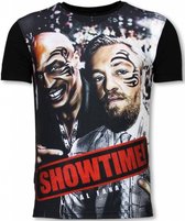 Showtime - Digital Rhinestone T-shirt - Zwart