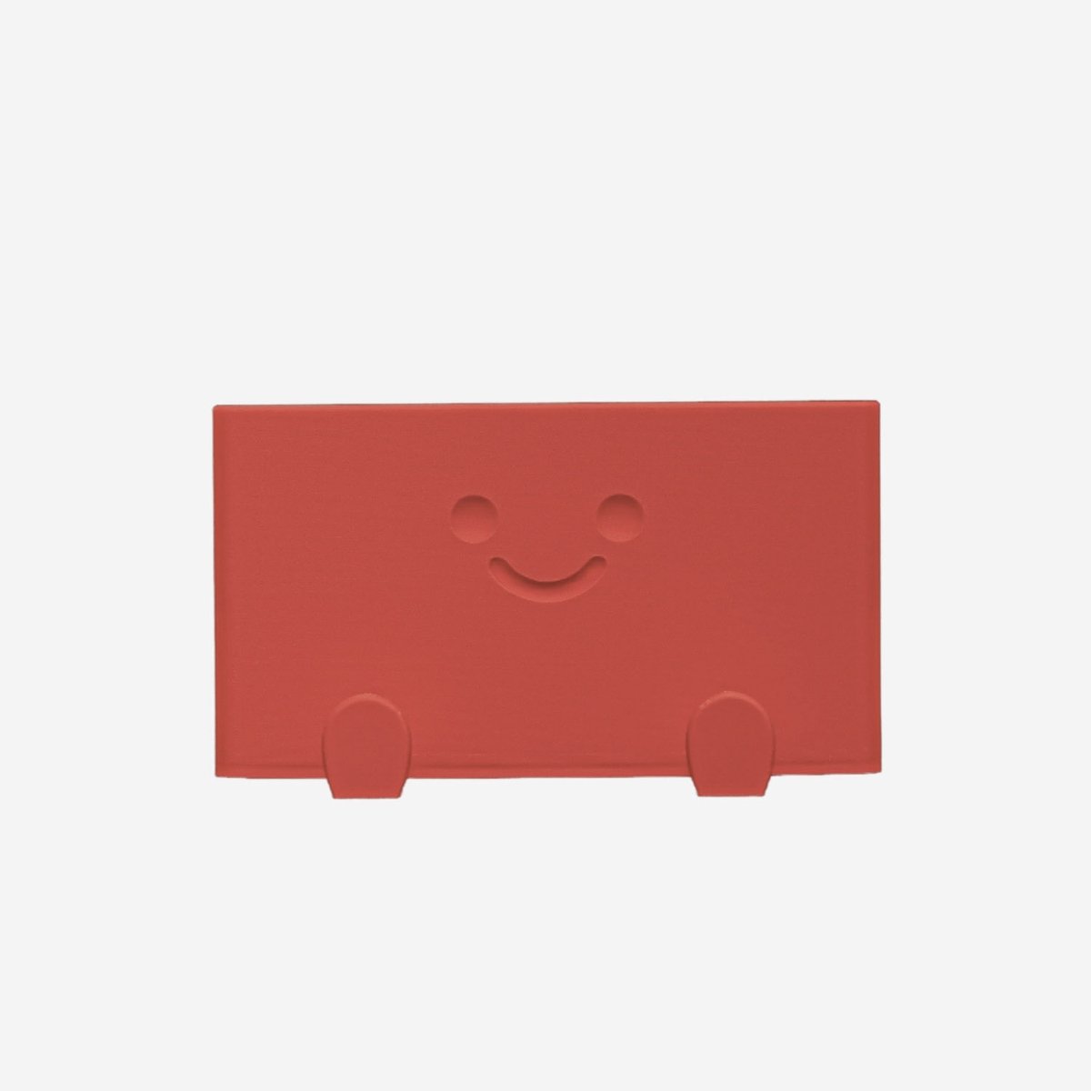 PlantjeKop Bloempot met gezicht – Vrolijke design bloempot – Cartoonbloempot – Geschikt voor kamerplanten – 100% waterdicht – Rechthoek 13,5 x 8 cm – Planten met karakter – Rood | RectaKop