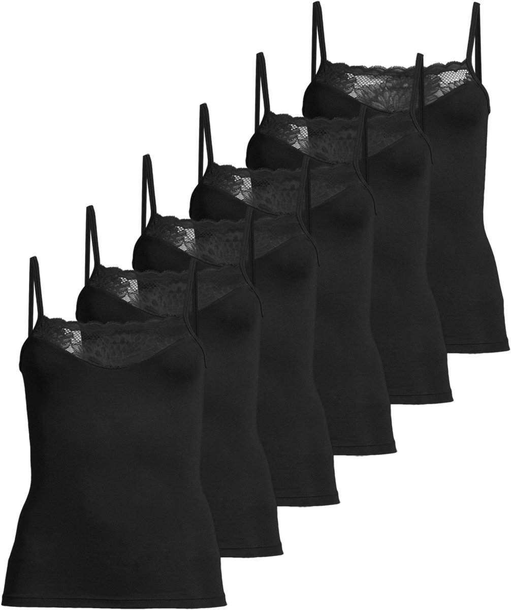 Conta Dames spaghettitop 6 pack Modal