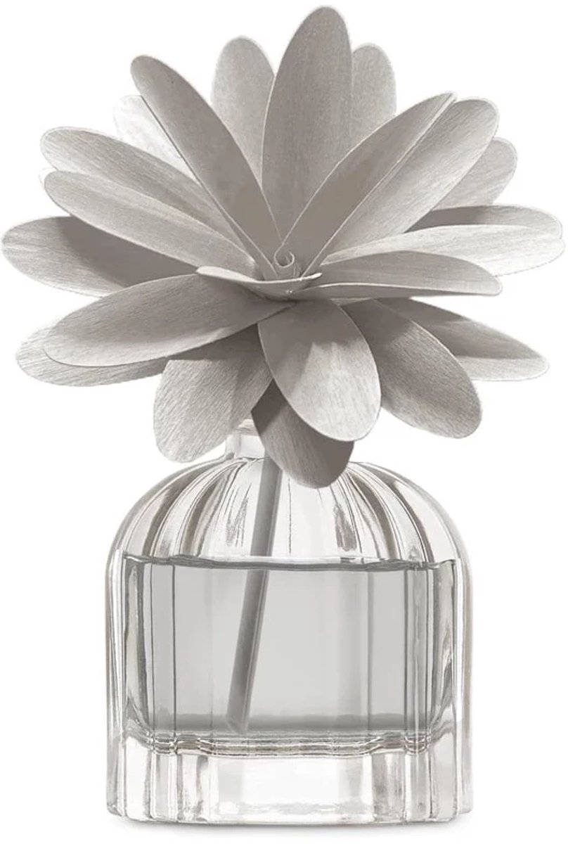 Muhà Flower diffuser 60ml grijs - Fiori di Cotone