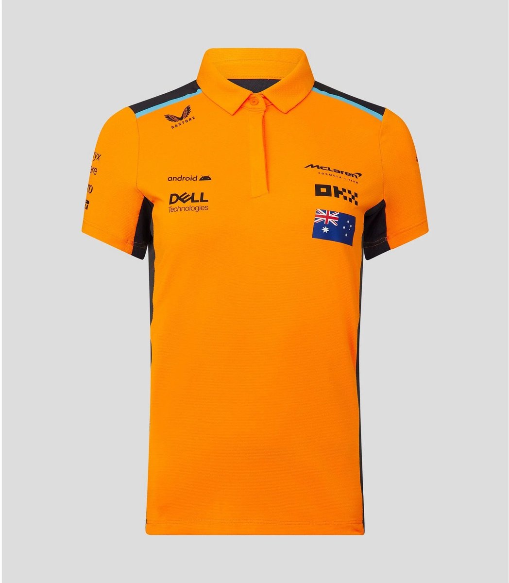 Mclaren Mclarens Replica Polo Shirt Oscar Piastri Autumn Glory/Phantom L
