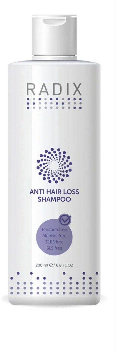 Radix & Juvera - Anti Haaruitval / Anti-Roos Shampoo 3 Krachtige Formule - Biotine - Gotu Kola Extract - Gingko Biloba - 200 ml