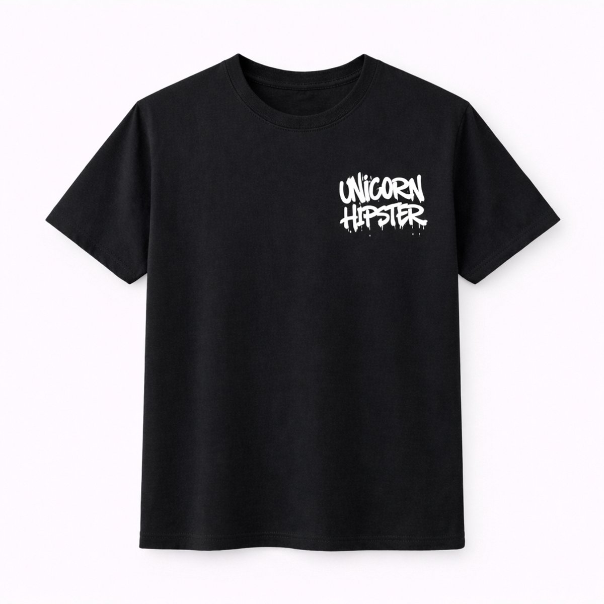 T-shirt Unicorn Hipster - Streetwear - Maat S