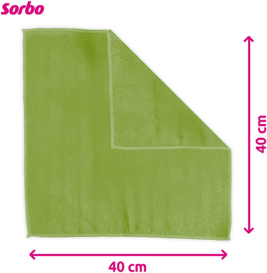 Tissu microfibre Sorbo - 6 pièces - Assorti