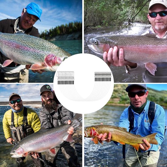 Allecta - Fluorocarbon Visleaders Set voor zoutwater vissen - 12 stuks van Allecta — afbeelding 2