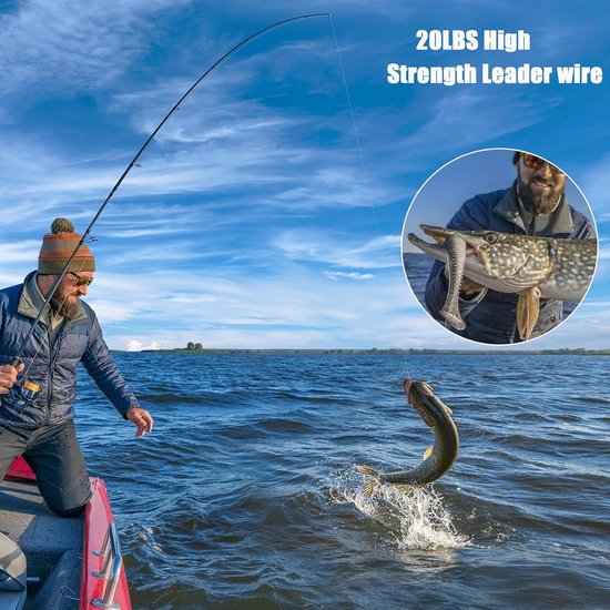 Allecta - Fluorocarbon Visleaders Set voor zoutwater vissen - 12 stuks van Allecta — afbeelding 3