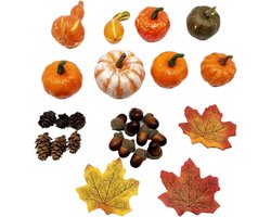 Kunstfruit Set - Nepfruit Decoratie - Huis Aankleding - Levensgetrouw Uiterlijk - 13 Delige Set - Gemengd