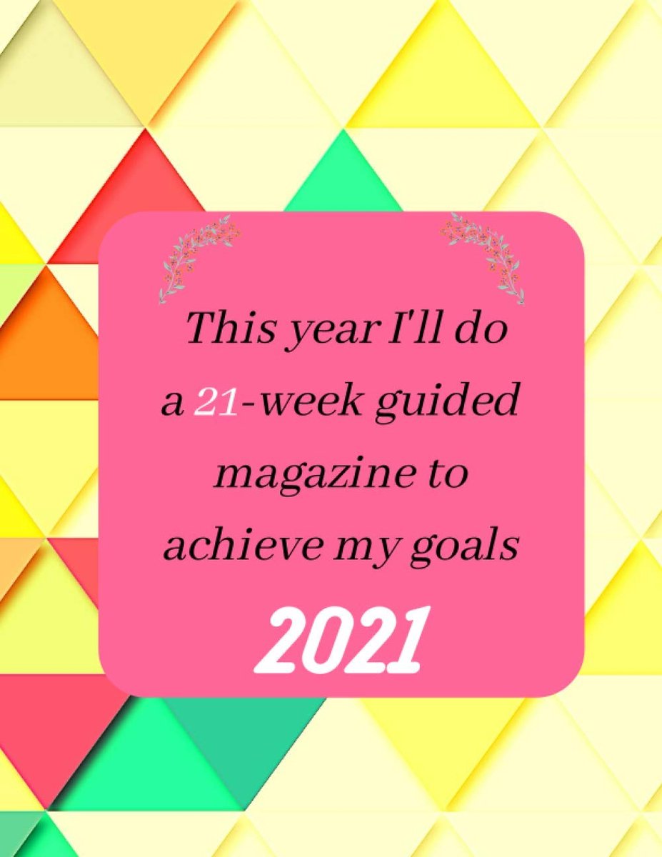 Gids Magazine - Agenda Planner - Doelen Bereiken - 21 Weken Programma - 21.6 x 27.9 cm
