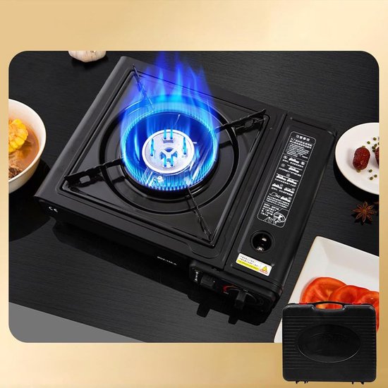 Propaan Kookstel - Draagbare Kachel - Outdoor Koken - Winddichte Brander - 30x35x10 cm — afbeelding 3