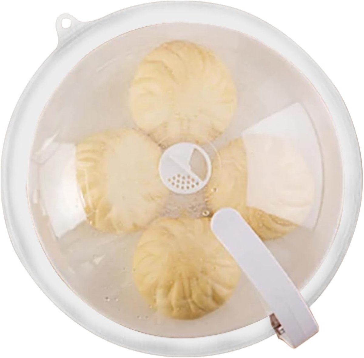 Magnetron Deksel Microgolf Kap Voedsel Opwarmen Spatvrij en Visueel 26.5 cm Diameter Transparant