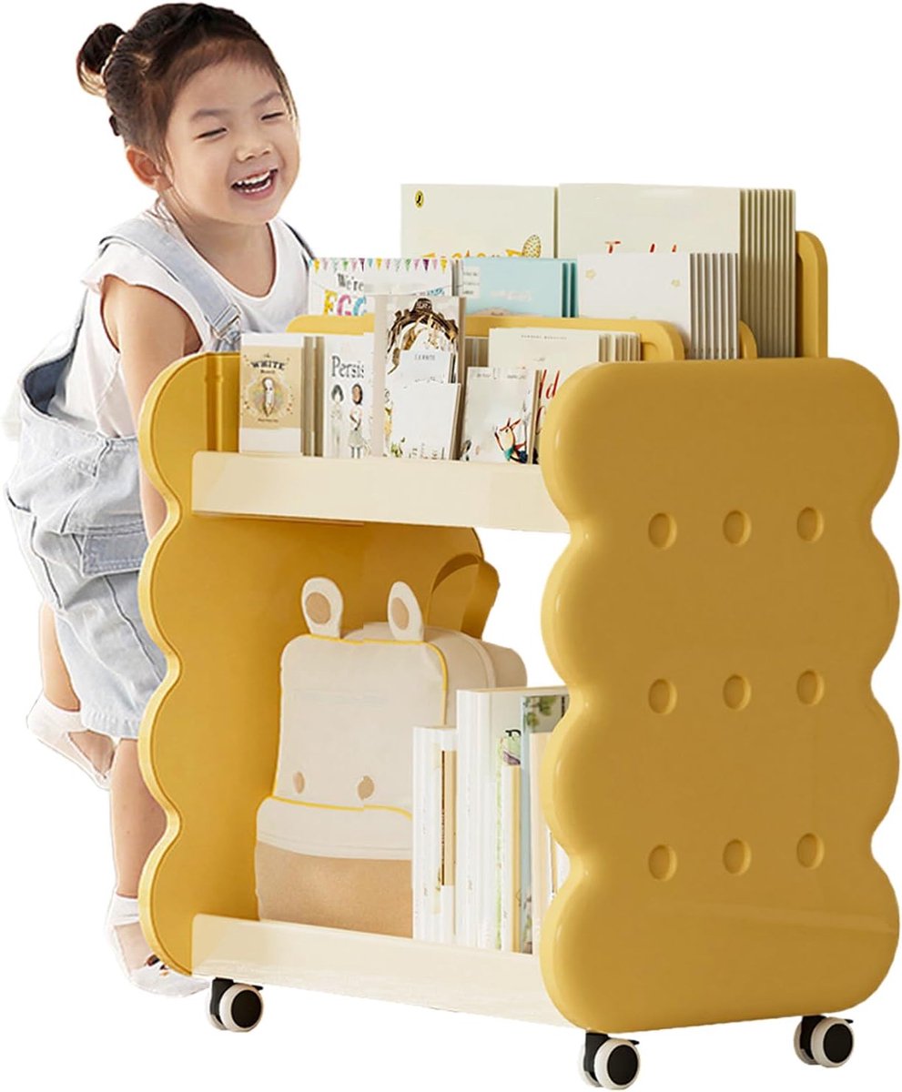 Kinder Boekenplank - Boekenkast Kinderkamer - Opbergen Speelgoed - Stabiel Ontwerp - 55x35