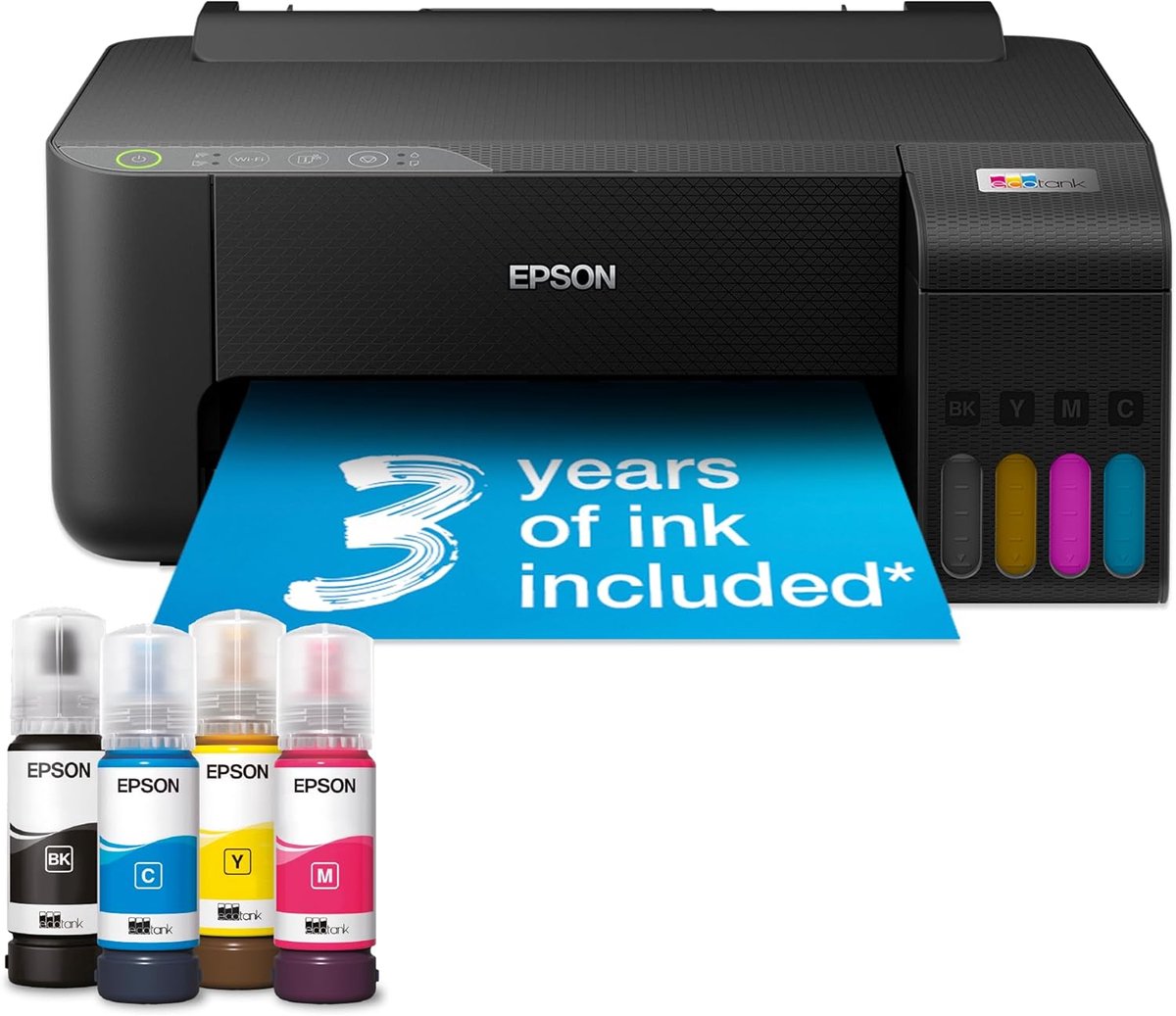 Inkjet Printer - Kleur Printer - Thuisgebruik Kantoor - Cartridgevrij Systeem - A4 Formaat