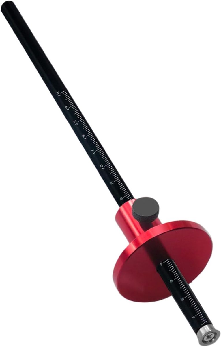 Houtbewerkings Gereedschap - Markeer Hulpmiddel - Parallelle Lijnen Tekenen - Aluminium Legering - 22.4 cm Lengte