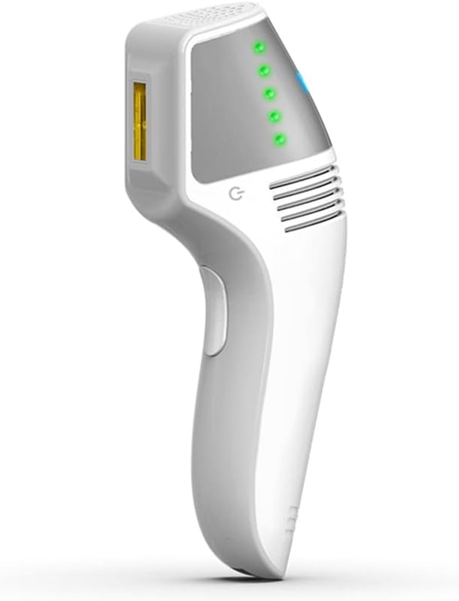 Ontharingsapparaat - Gezichtsontharing - Pijnloos Ontharen - IJskoeling Technologie - 4 cm² - Wit