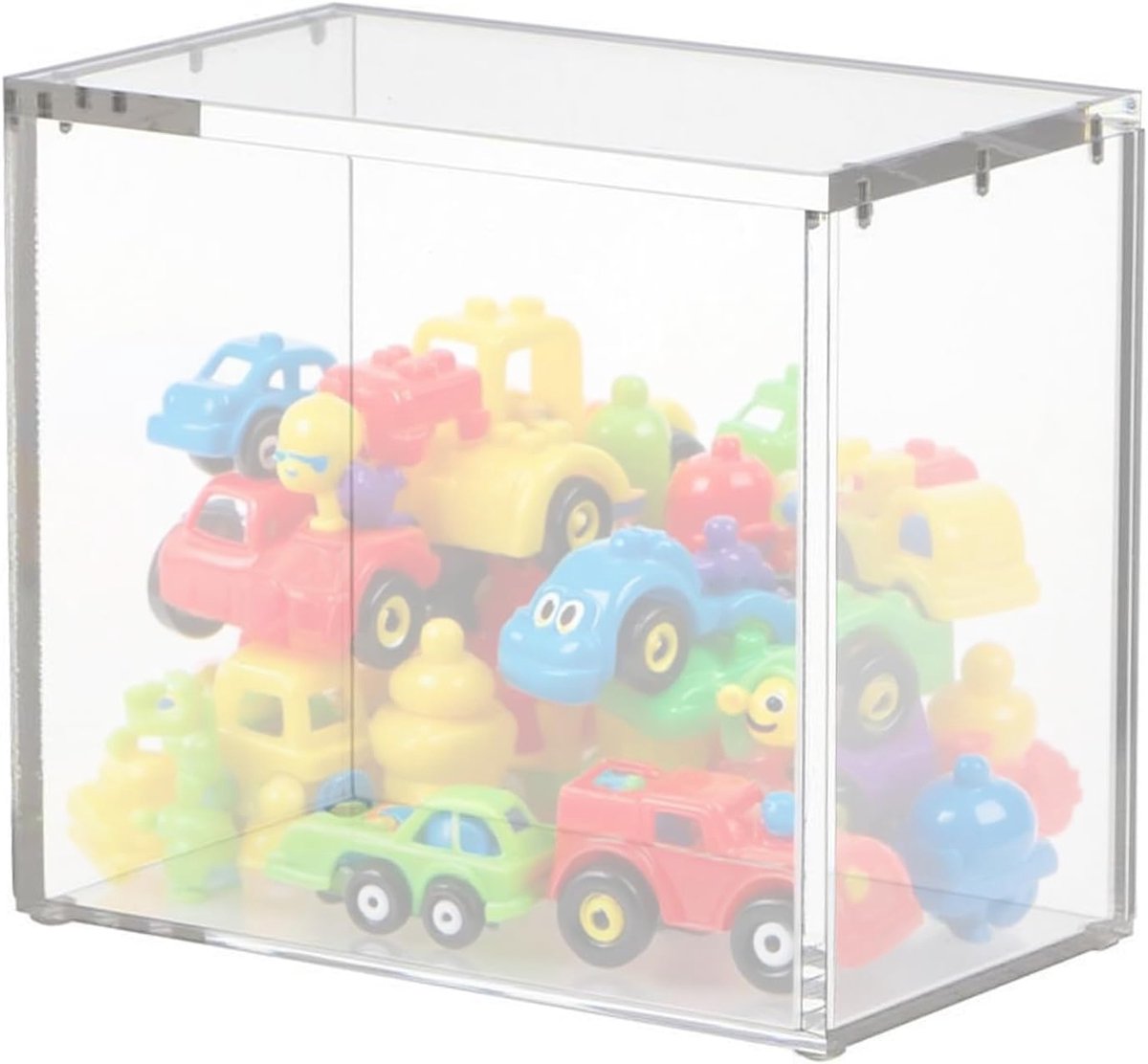 Poppenkast Opbergbak - Display Organizer - Verzamelingen Tonen - Stofvrije Bescherming - 20x17.5x10 cm