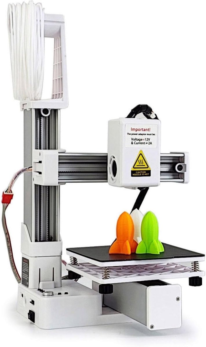Kleine 3D printer - Mini printer - Beginner projecten - Volledig gemonteerd - 26 x 21 x 9 cm
