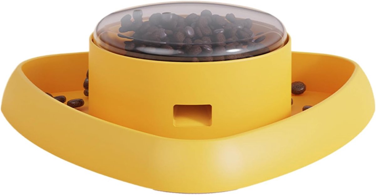 Hondensnackdispenser Speelgoed - Interactieve Voerbak - Mentale Stimulatie - Automatische Snackverspreiding - 25 x 25 x 9.5 cm