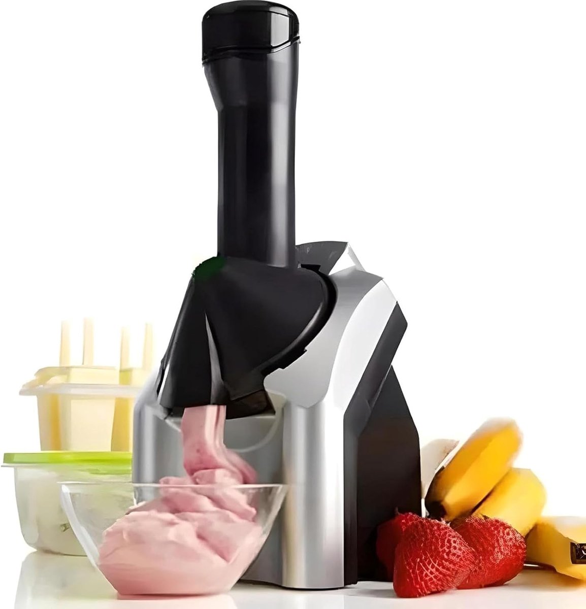IJsmachine Dessertmaker Gezonde Snacks Maken Fruit Naar IJs 2 kg One Color