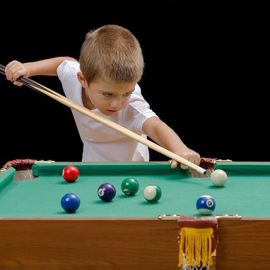 Snooker Keu Set - Biljartkeu Hout - Spel Verbeteren - Handgemaakt Vakmanschap - 134CM 10MM - Natuurlijk Hout — afbeelding 3