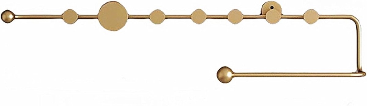 Wandkapstok - Muurhanger Decoratie - Ruimte Besparen - Licht Luxe Design - 300 Gram