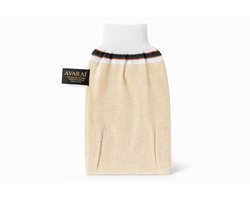 Avaraé Exfoliërende Scrub Handschoen – Kese Handschoen voor Lichaam & Gezicht – Verwijdert Dode Huidcellen – Diepe Reiniging – Spa Kwaliteit