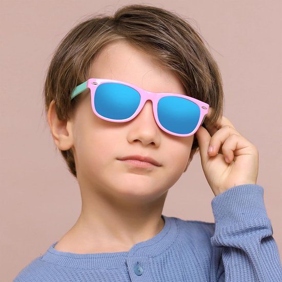 Kinder Zonnebrillen - Feest Accessoires - Buiten Activiteiten - Set van Vier - 12.5 cm Breed - Kleurrijk van Kinder — afbeelding 2